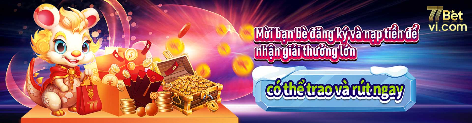 mời bạn bè đăng ký 77BET nhận thưởng hấp dẫn